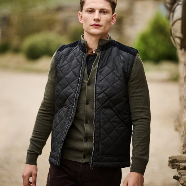 Moreton diamond quily gilet Thumbnail