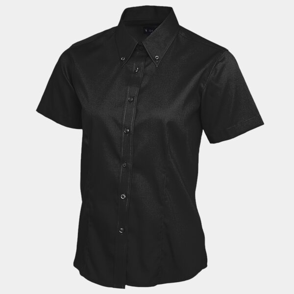 Ladies Pinpoint Oxford Half Sleeve Shirt Thumbnail