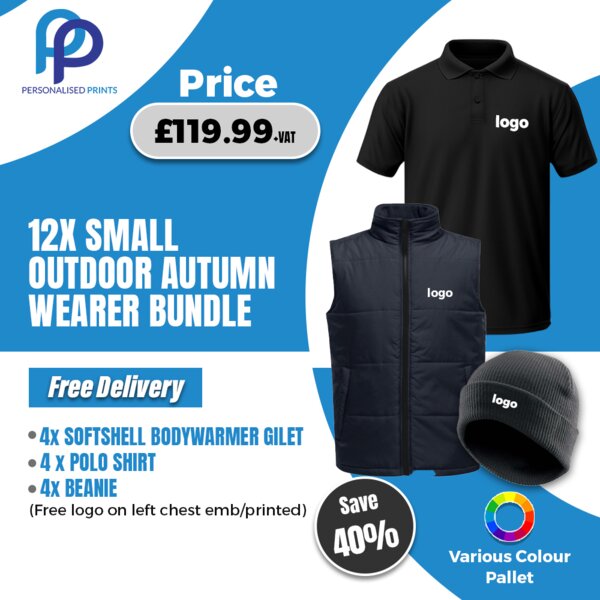 12x Small Outdoor Autumn Wearer Bundle + Free Logo Thumbnail