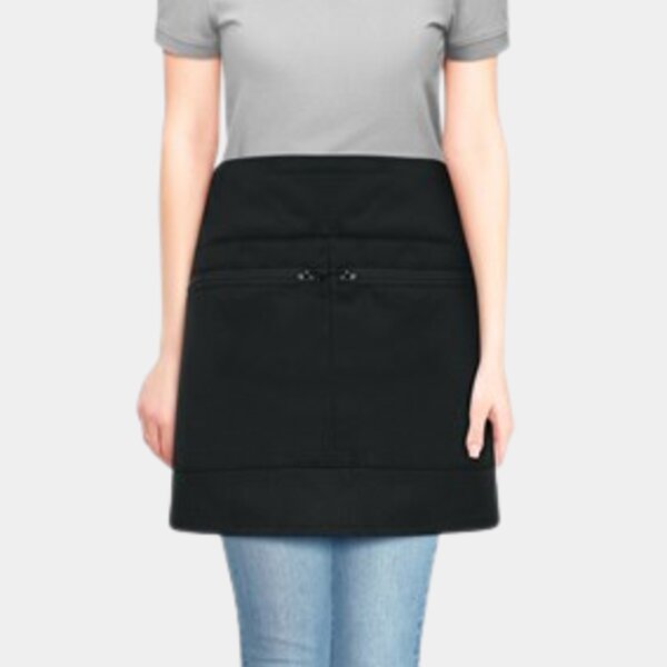 WAIST APRON WITH ZIP POCKET 245GSM ADULT Thumbnail