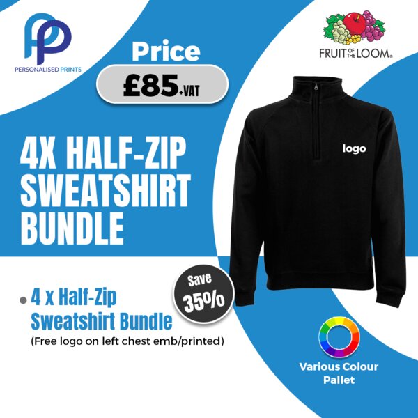 4x Half-Zip Sweatshirt  Bundle Thumbnail