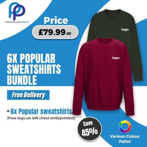 6x Popular Sweatshirts Bundle  Thumbnail