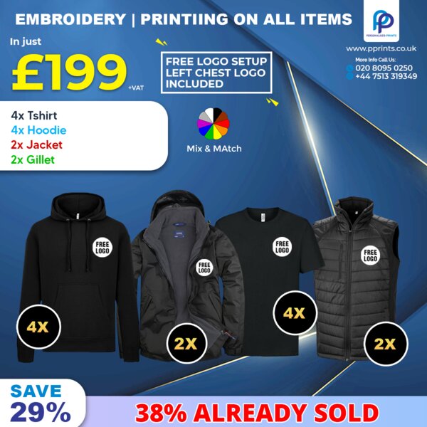 WinterLux Comfort Collection with Free Left Chest Logo, Embroidered & Printed Thumbnail