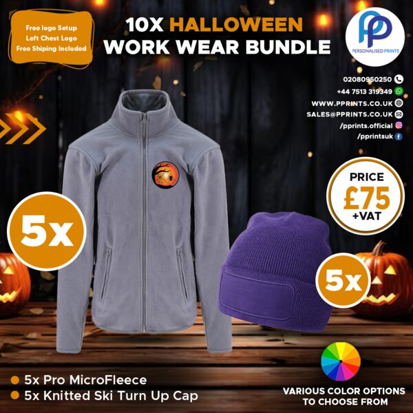 Halloween 10X Work Wear Bundle + Free Left Chest Logo Thumbnail