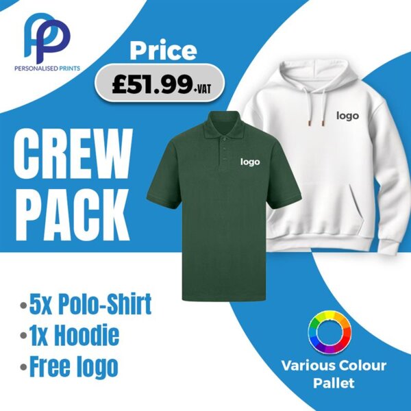 Crew Pack Bundle + Free Left Chest Logo Thumbnail